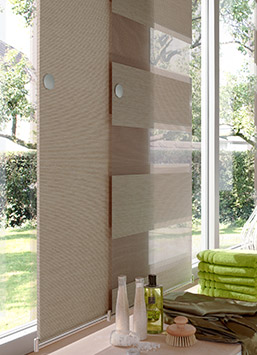Flächenvorhang für das Badezimmer