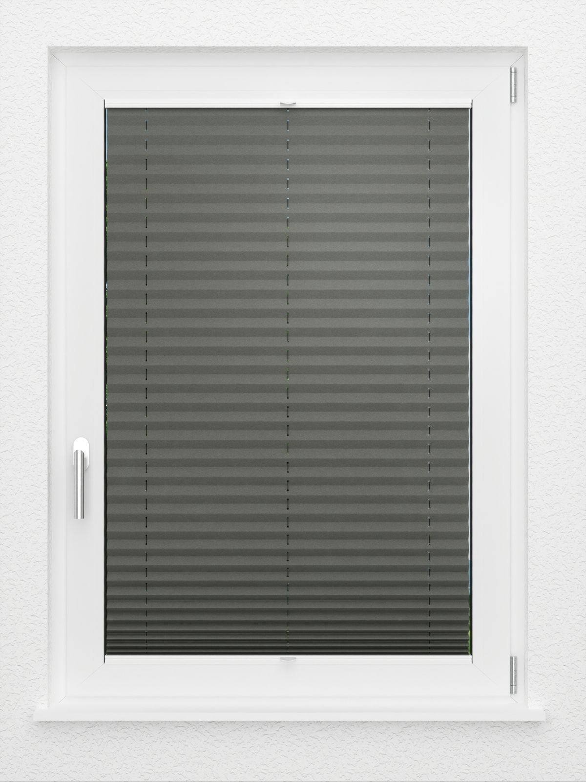 Detailansicht LYSEL HOME Plissee 208A Elva Krepp