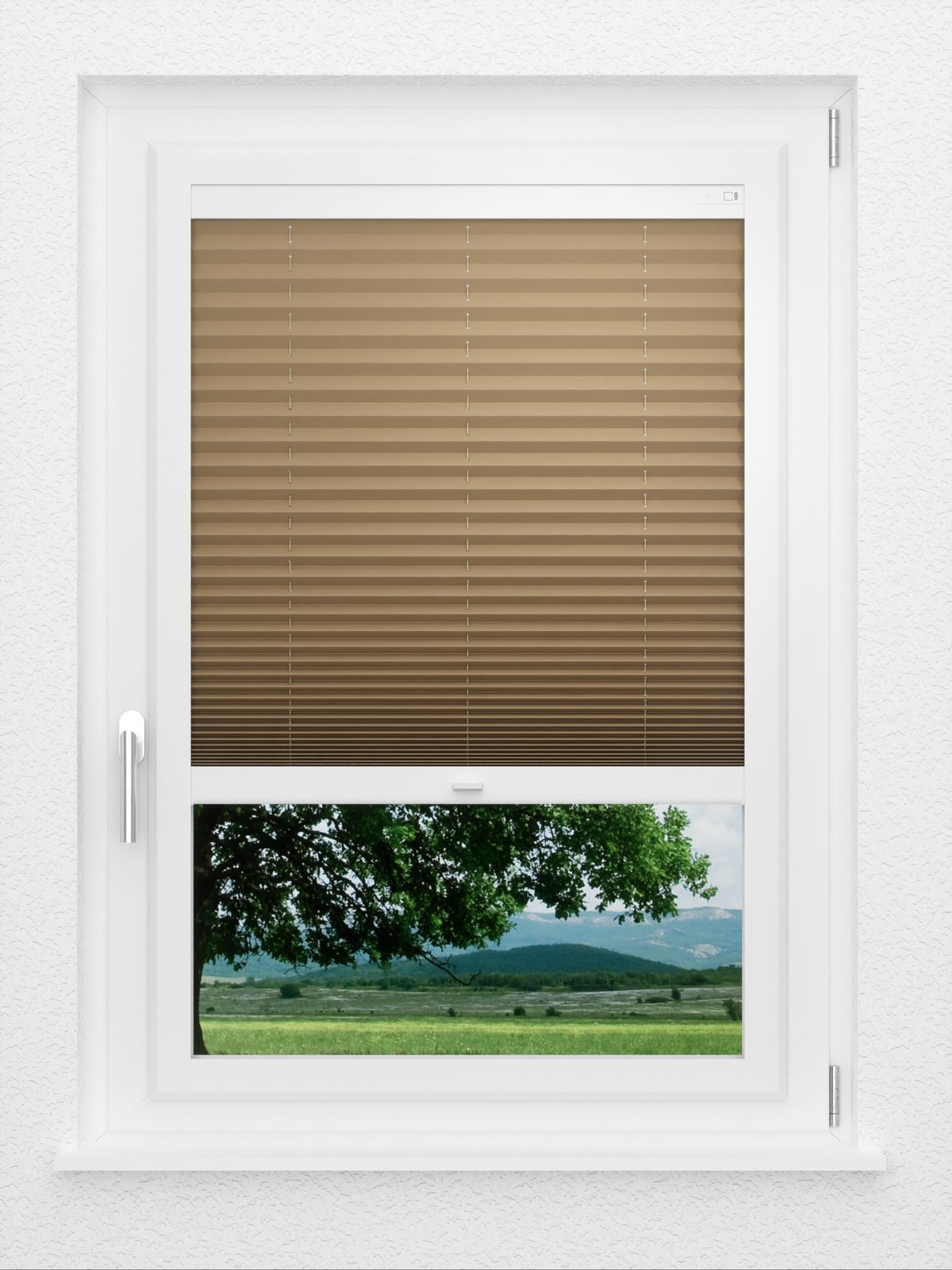 Detailansicht LYSEL HOME Plissee 235A Elva Krepp