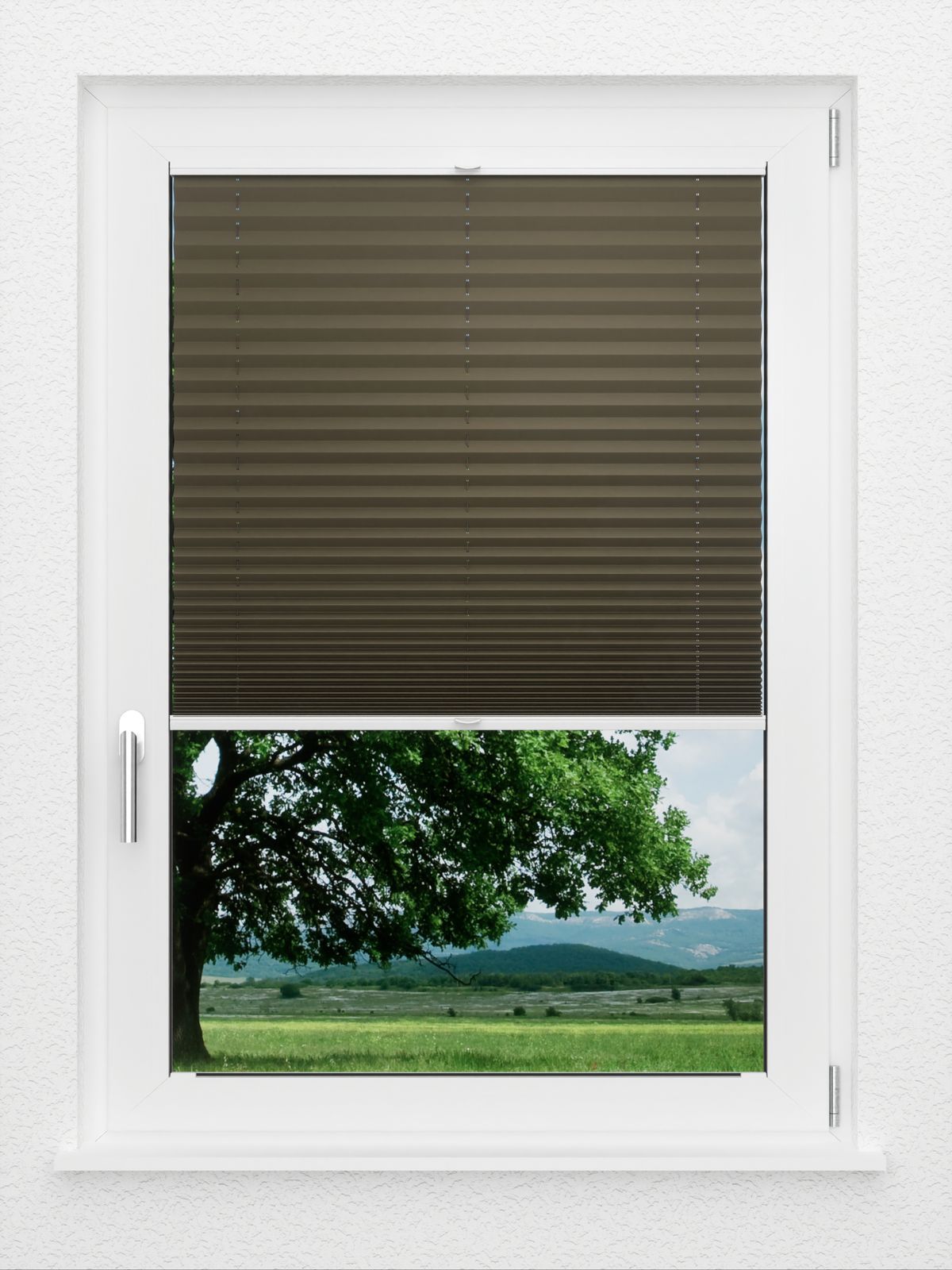 Detailansicht LYSEL HOME Plissee 236A Elva Krepp