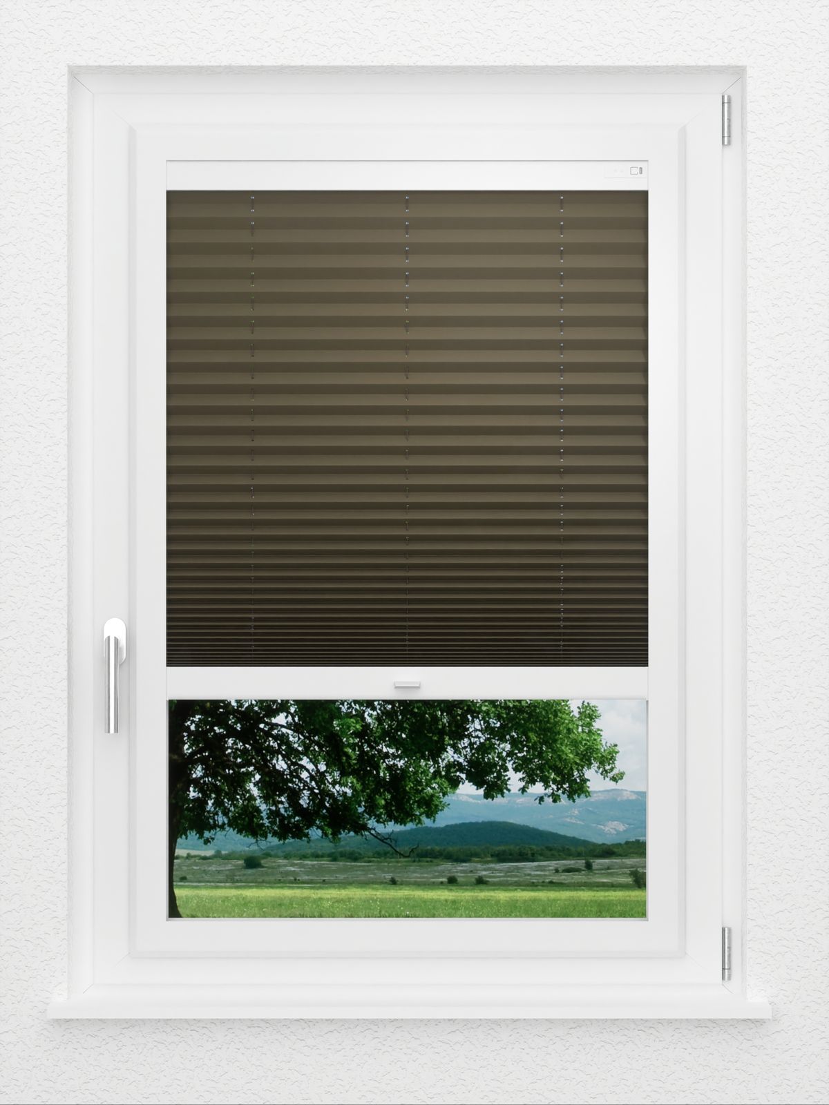 Detailansicht LYSEL HOME Plissee 236A Elva Krepp
