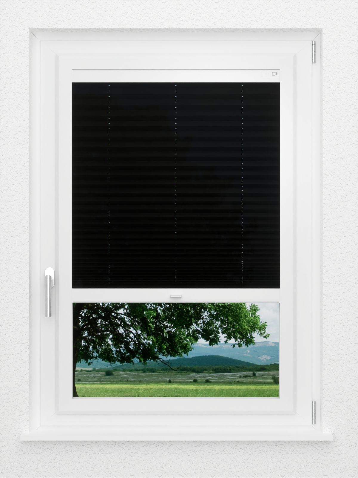 Detailansicht LYSEL HOME Plissee 138A Elva Krepp