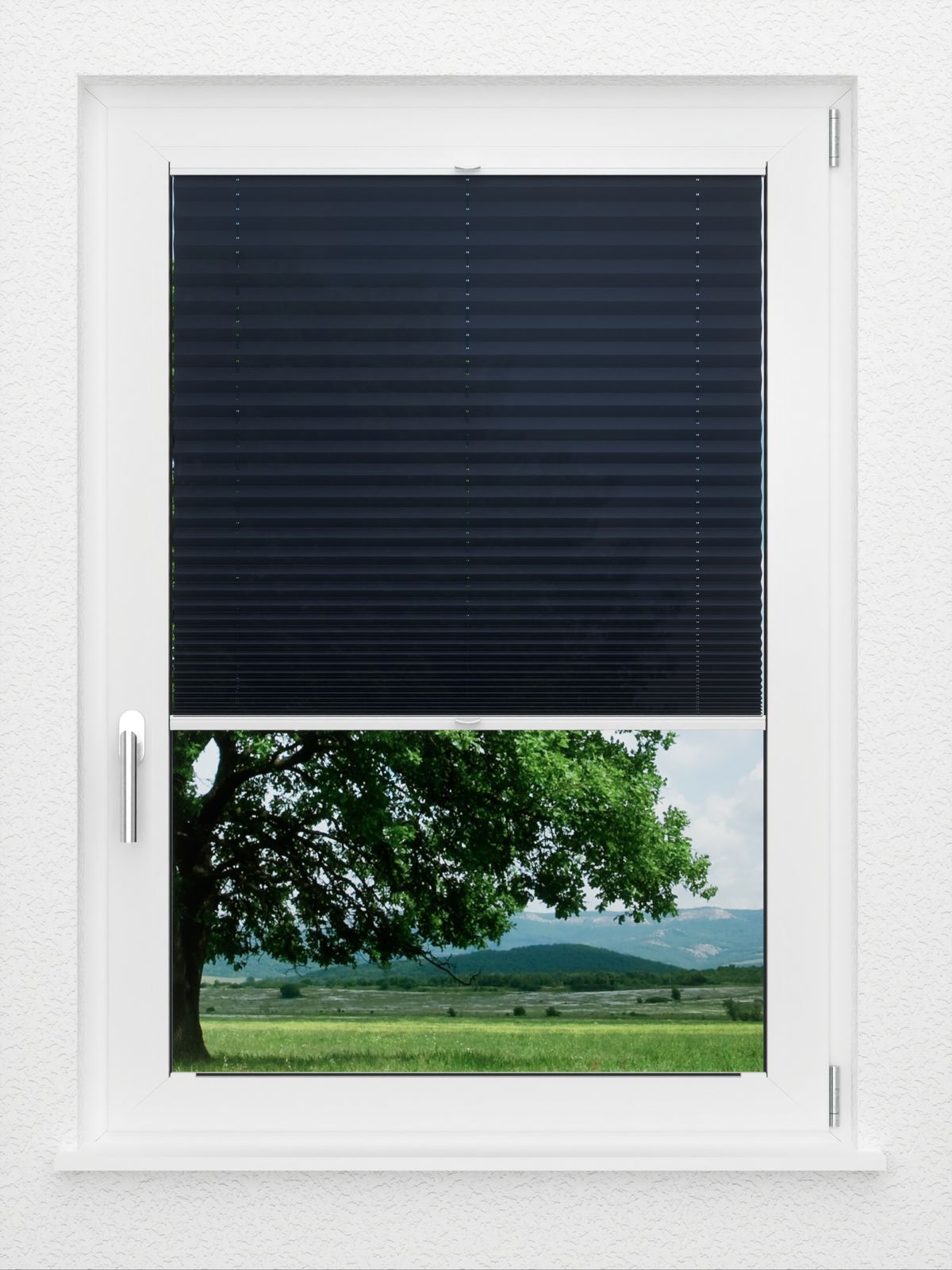 Detailansicht LYSEL HOME Plissee 237A Elva Krepp