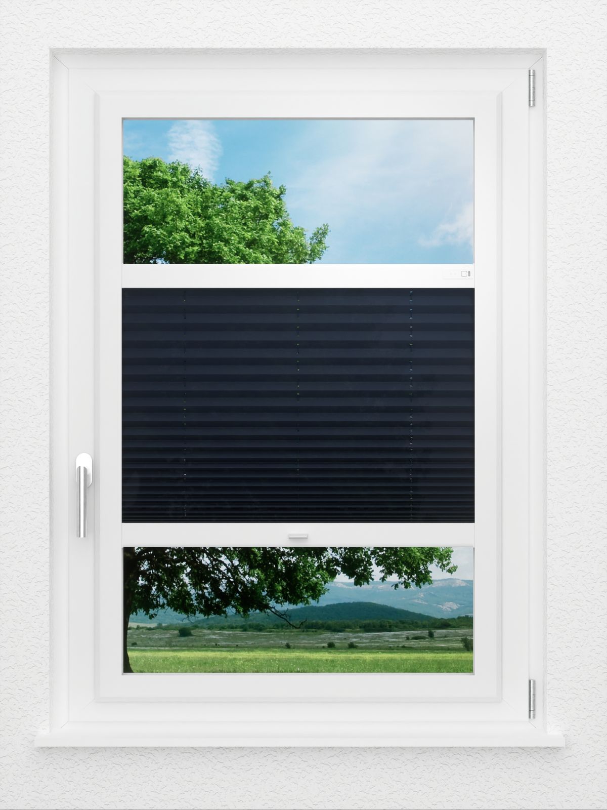 Detailansicht LYSEL HOME Plissee 237A Elva Krepp