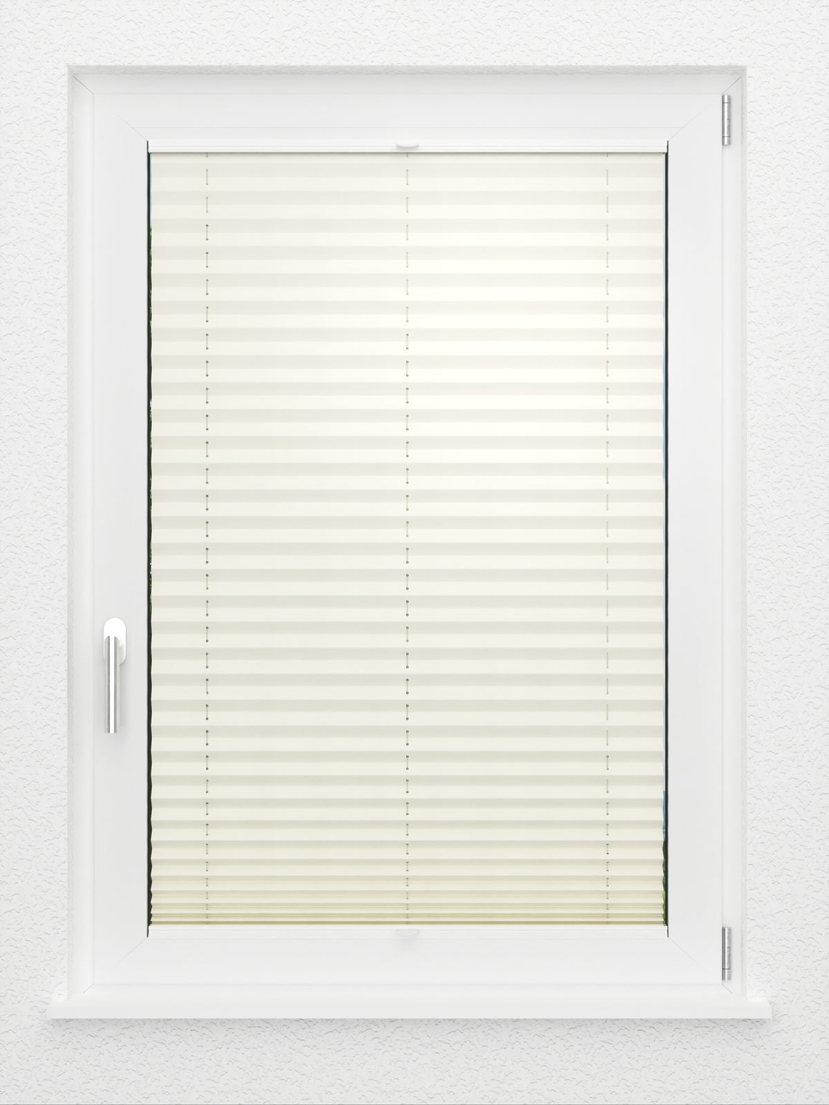 Detailansicht LYSEL HOME Plissee 101A Elva Krepp Pearl