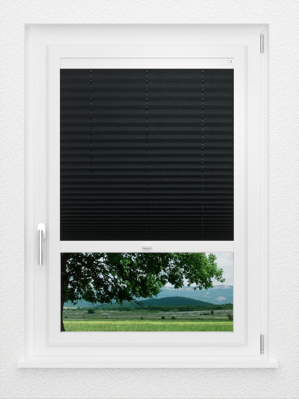 Detailansicht LYSEL HOME Plissee 301A Bari Crush Pearl