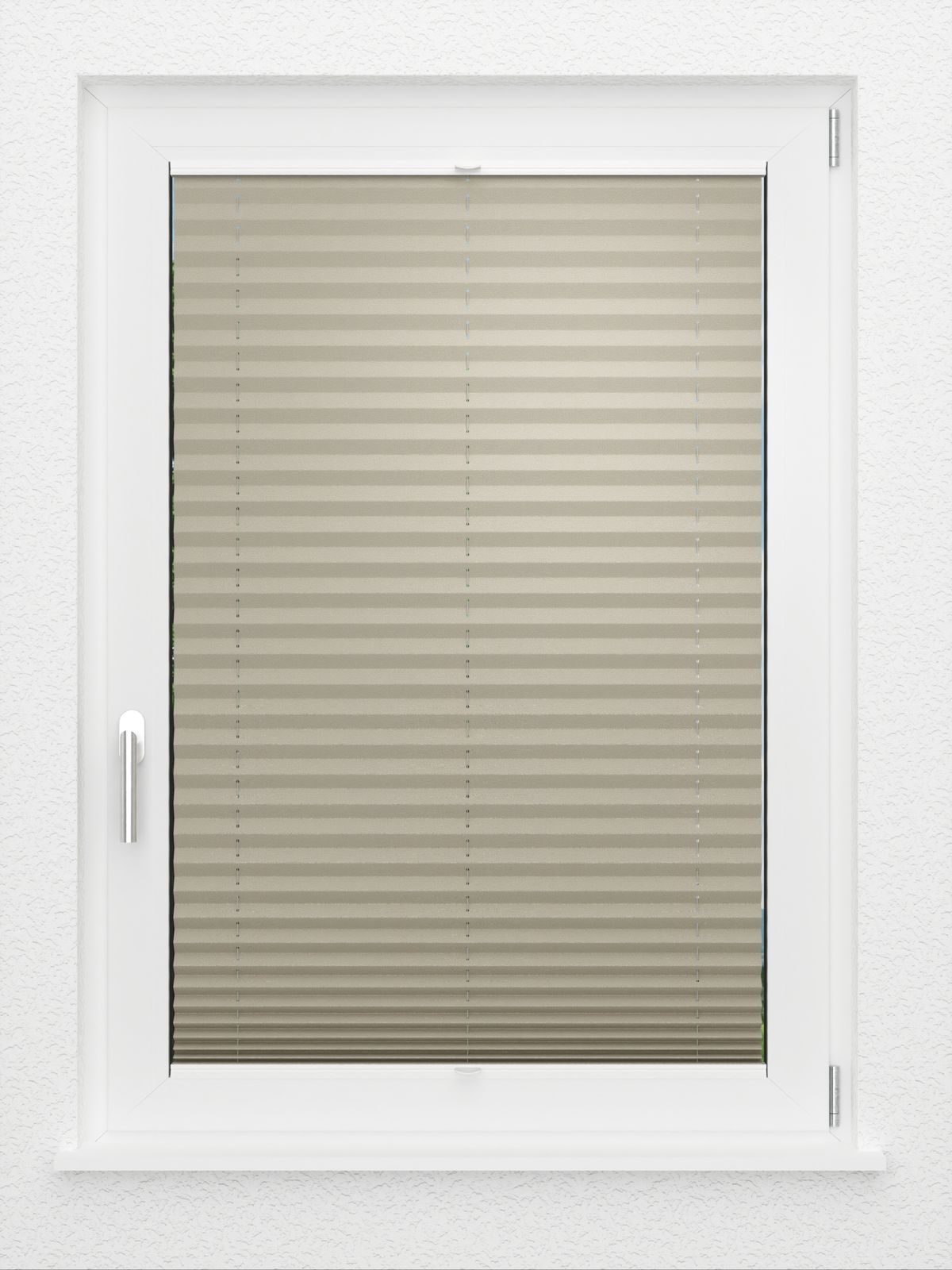 Detailansicht LYSEL HOME Plissee 308A Milla Krepp