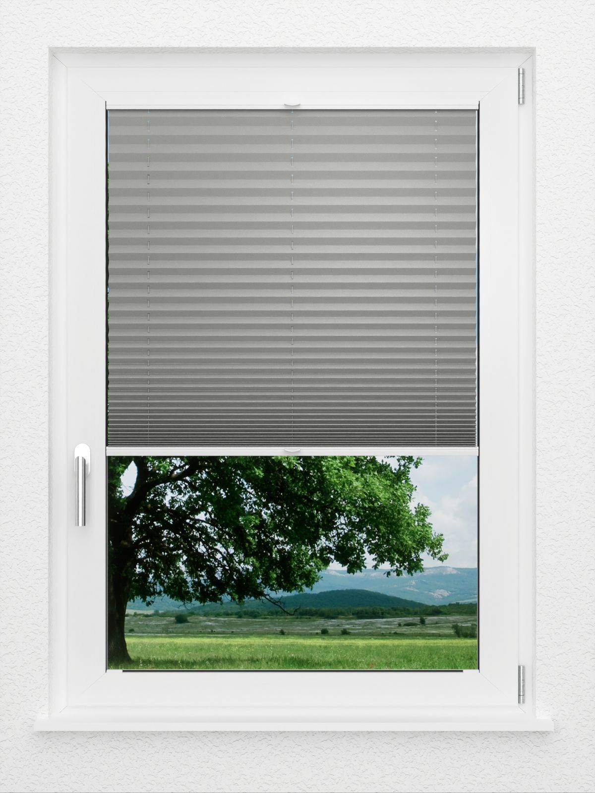 Detailansicht LYSEL HOME Plissee 309A Milla Krepp