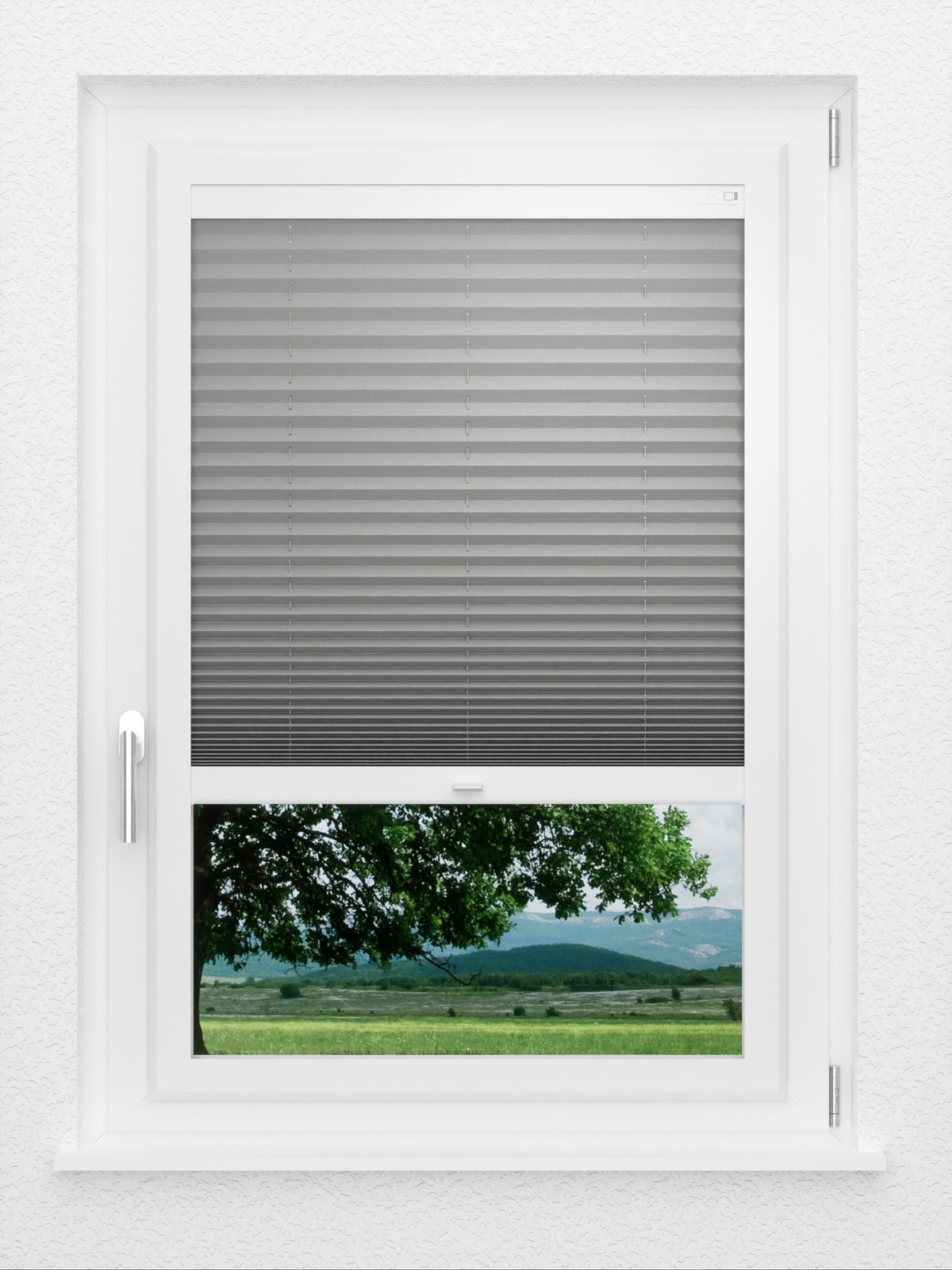Detailansicht LYSEL HOME Plissee 309A Milla Krepp