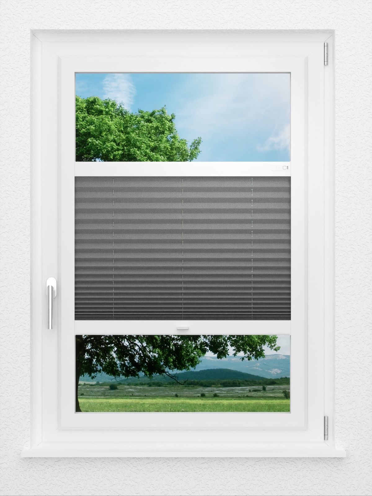 Detailansicht LYSEL HOME Plissee 302A Milla Krepp