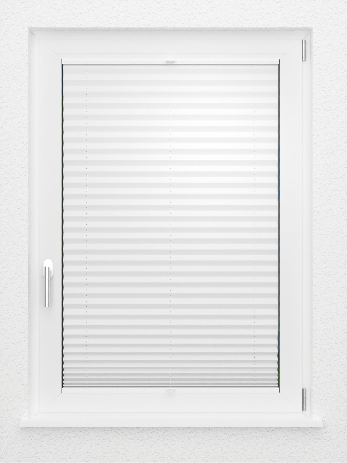 Detailansicht LYSEL HOME Plissee 209B Elva Krepp Pearl