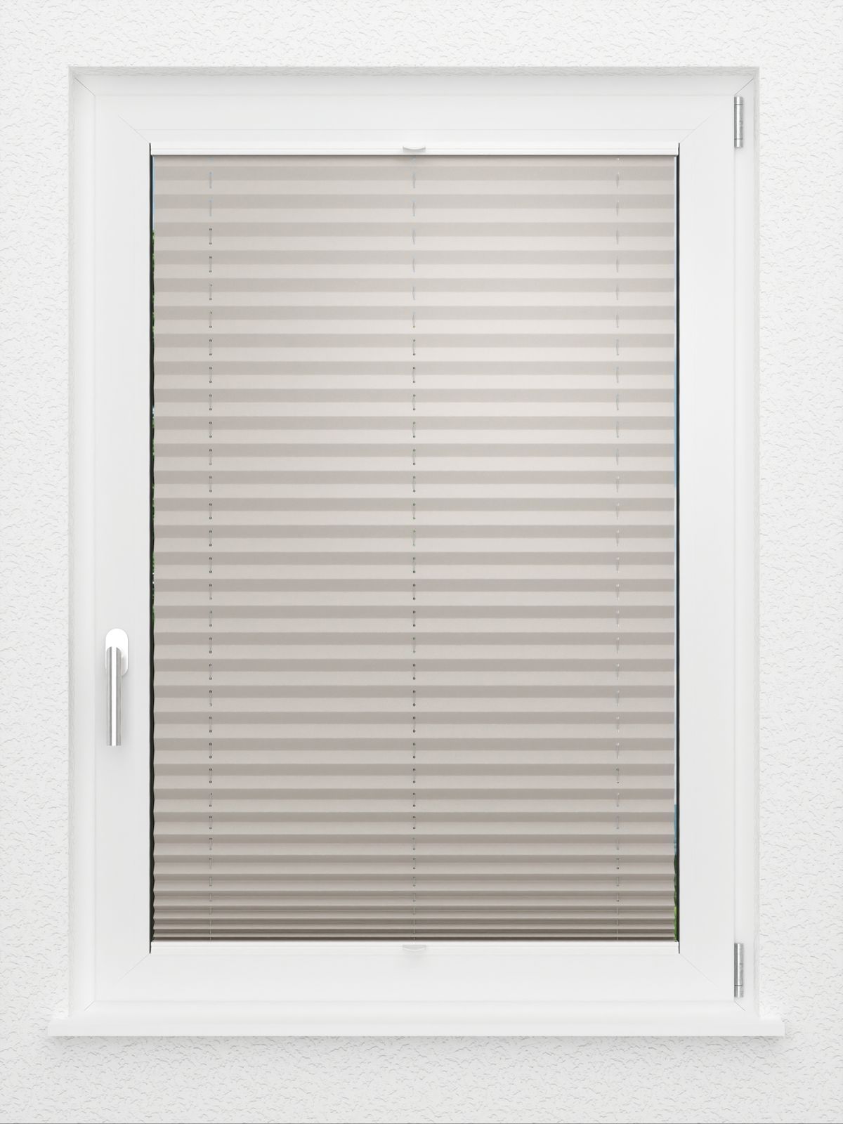 Detailansicht LYSEL HOME Plissee 128B Elva Krepp