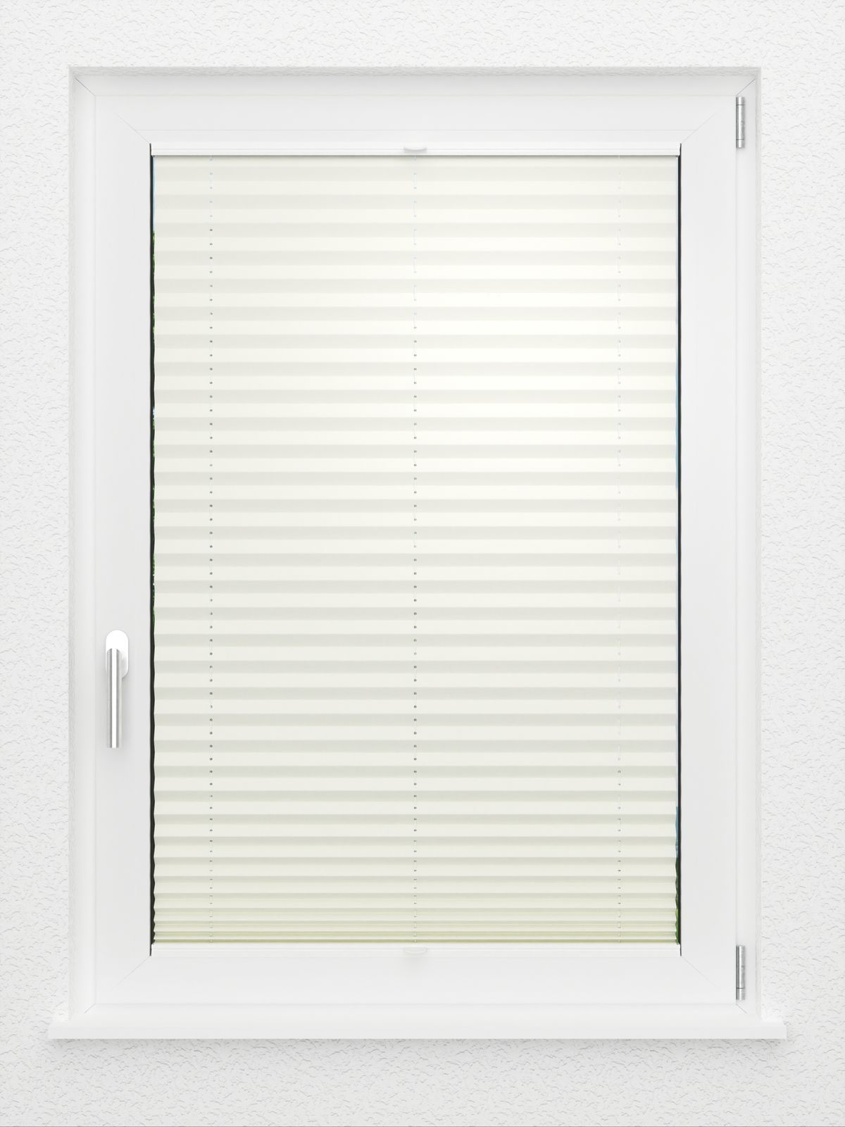 Detailansicht LYSEL HOME Plissee 140B Elva Krepp Pearl