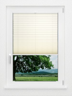 Preview LYSEL HOME Plissee 101A Elva Krepp Pearl 1