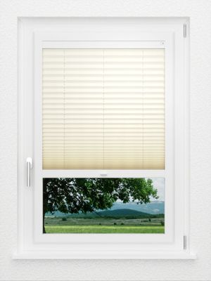Preview LYSEL HOME Plissee 101A Elva Krepp Pearl 1