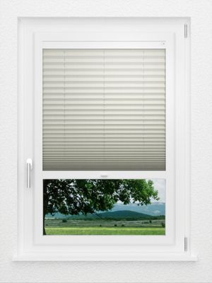 Preview LYSEL HOME Plissee 212A Elva Krepp Pearl 1