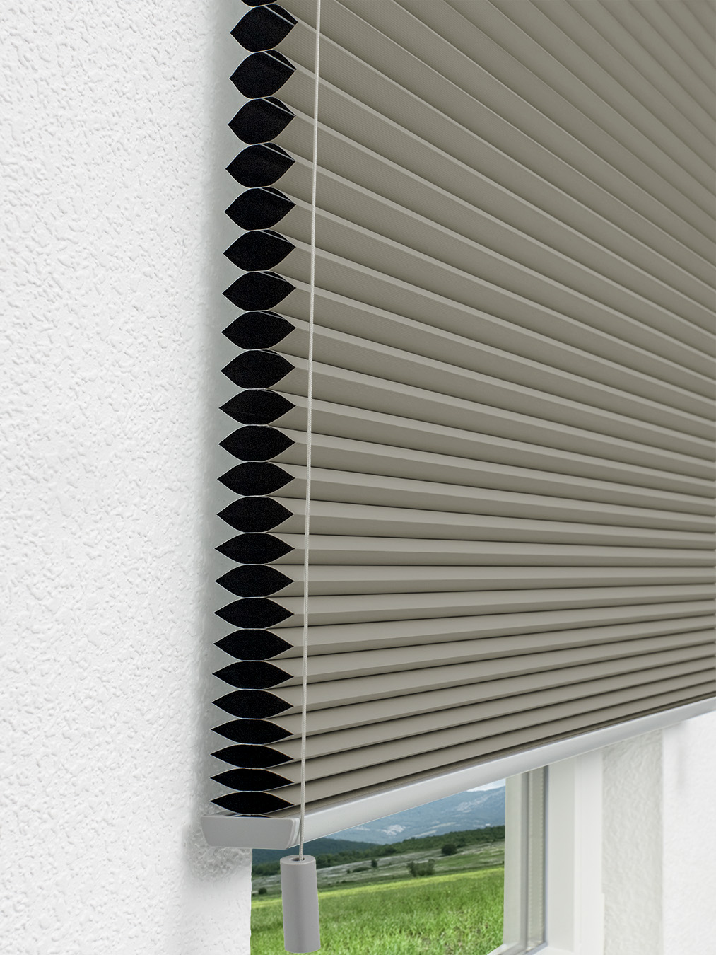 Detailansicht Wabe 45mm Sixangle Dark 1401vs