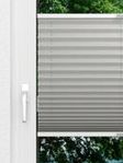 Plissee Krepp Reflex B1 292vs Fensteransicht