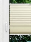 Plissee Krepp Reflex B1 293vs Fensteransicht