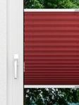 Plissee Krepp Reflex B1 194vs Fensteransicht