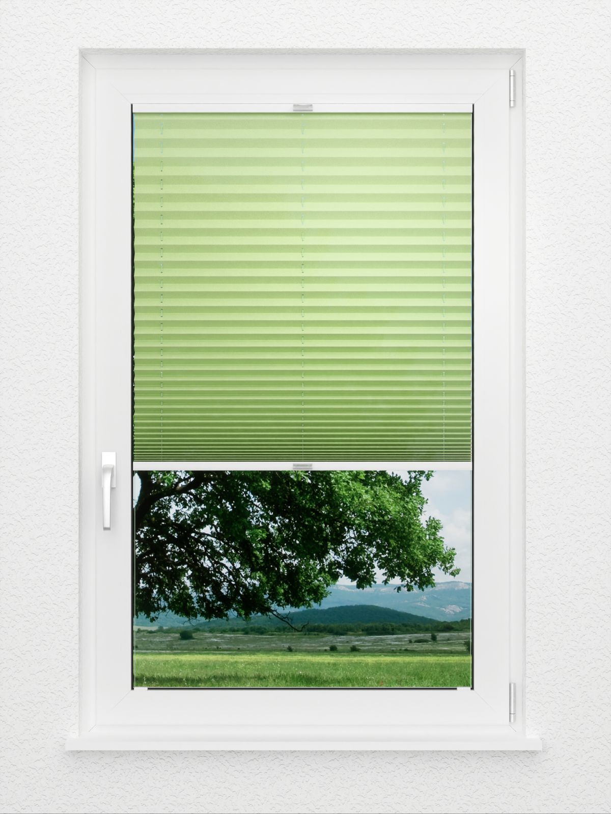 Detailansicht Plissee Krepp B1 123vs