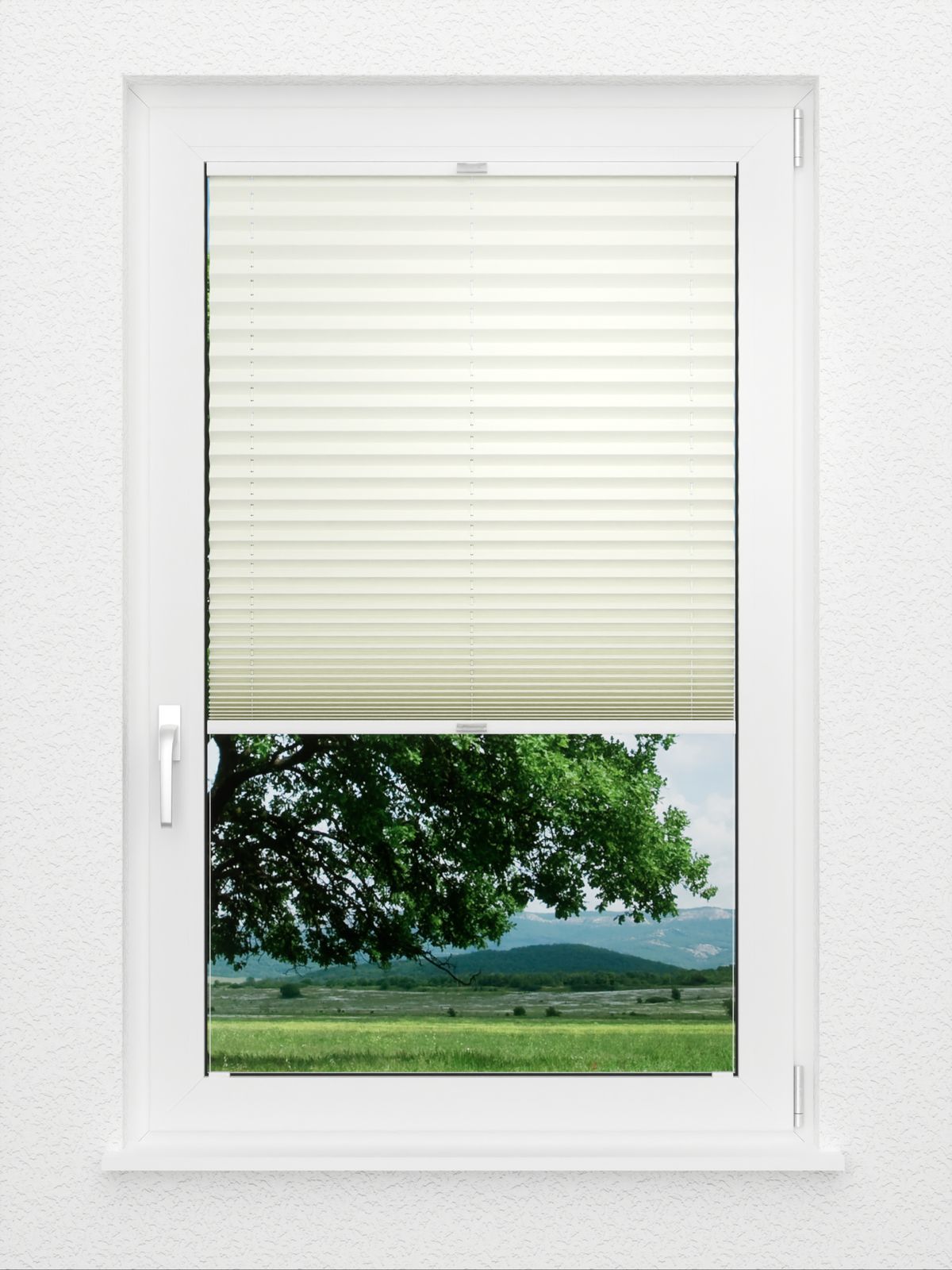 Detailansicht Plissee Krepp B1 110vs