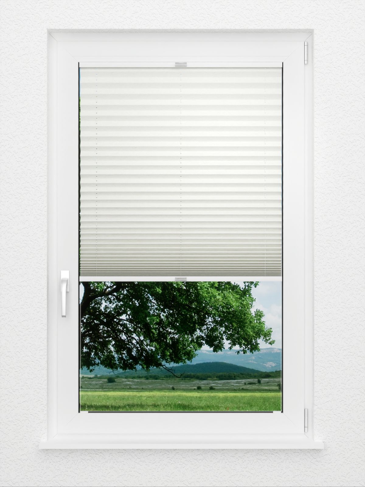 Detailansicht Plissee Crush Reflex 734vs