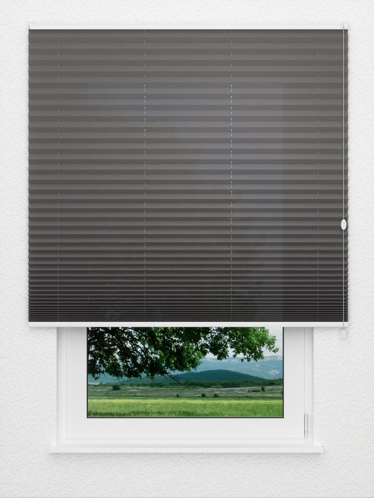Detailansicht Plissee Krepp B1 132vs