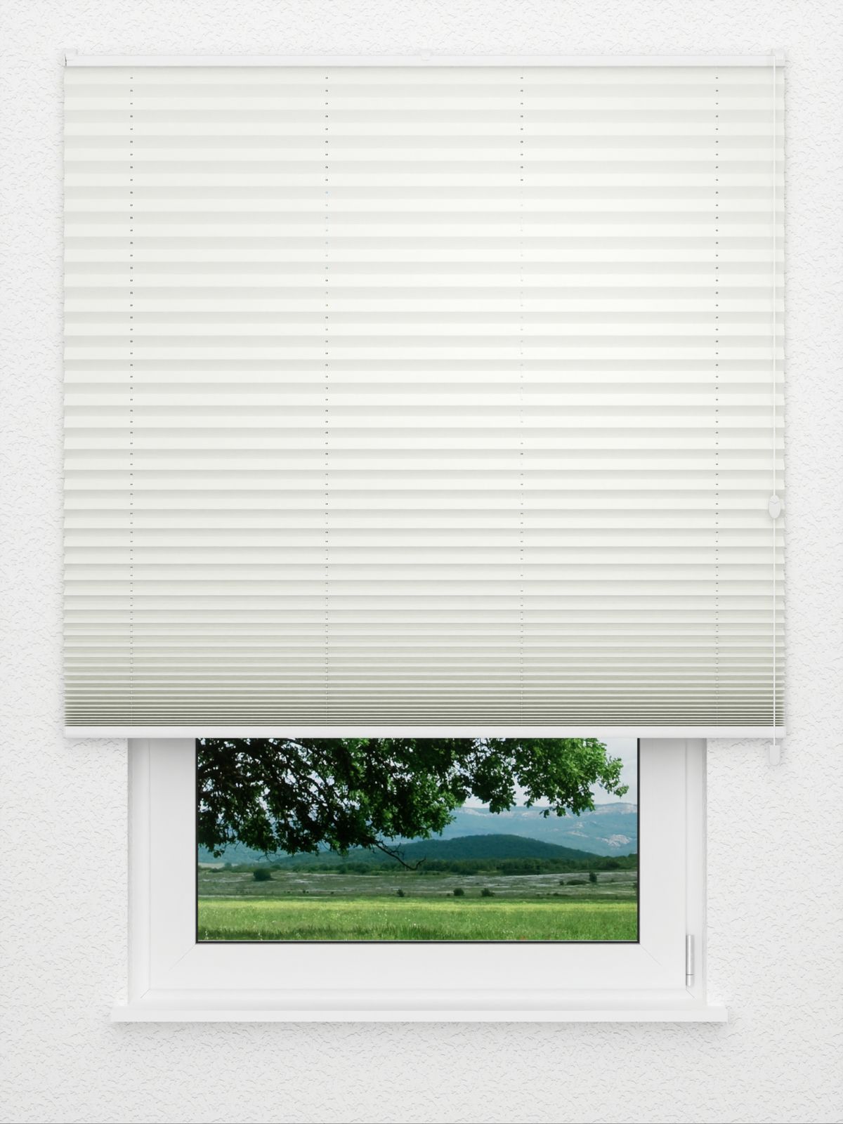 Detailansicht Plissee Krepp Reflex B1 295vs