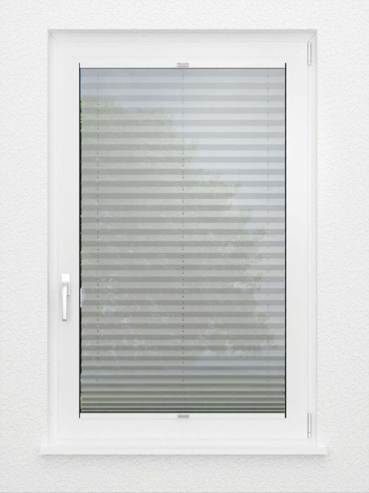 Detailansicht Plissee Artic Light B1 1223vs