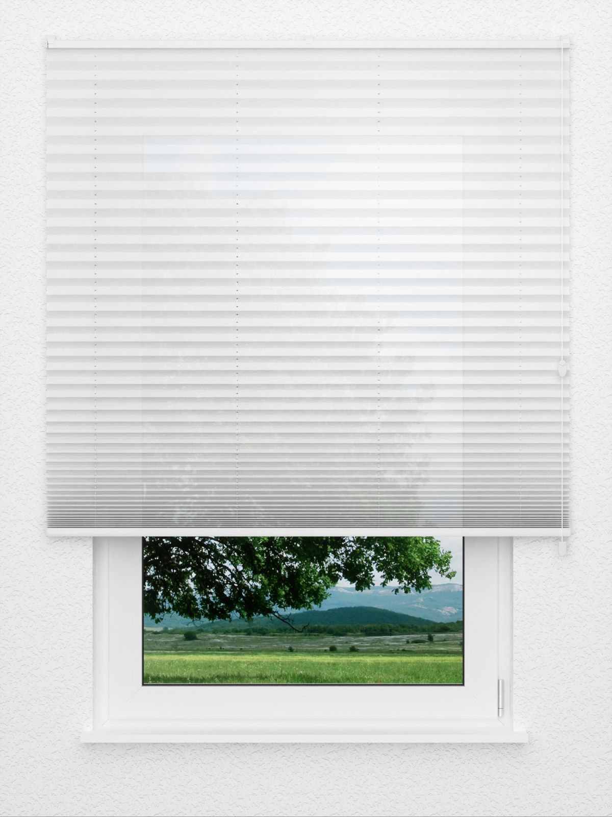 Detailansicht Plissee Artic Light B1 1227vs