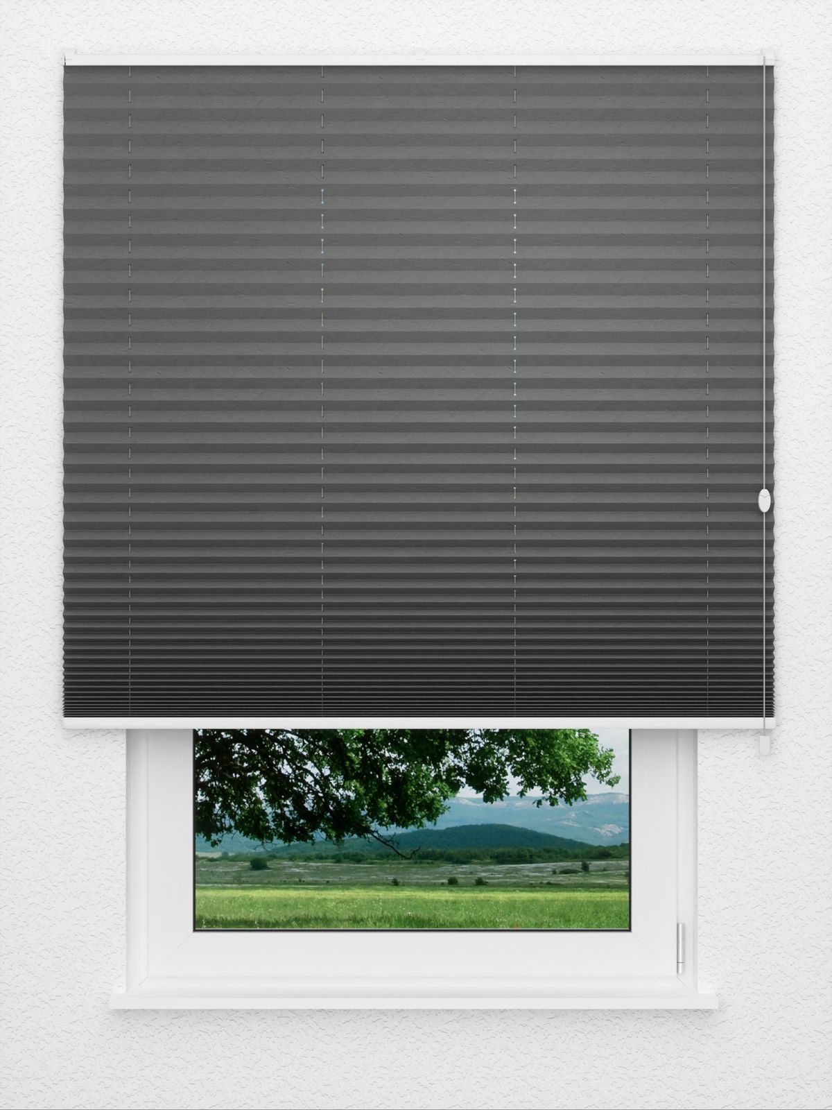 Detailansicht Plissee Crush Reflex 704vs
