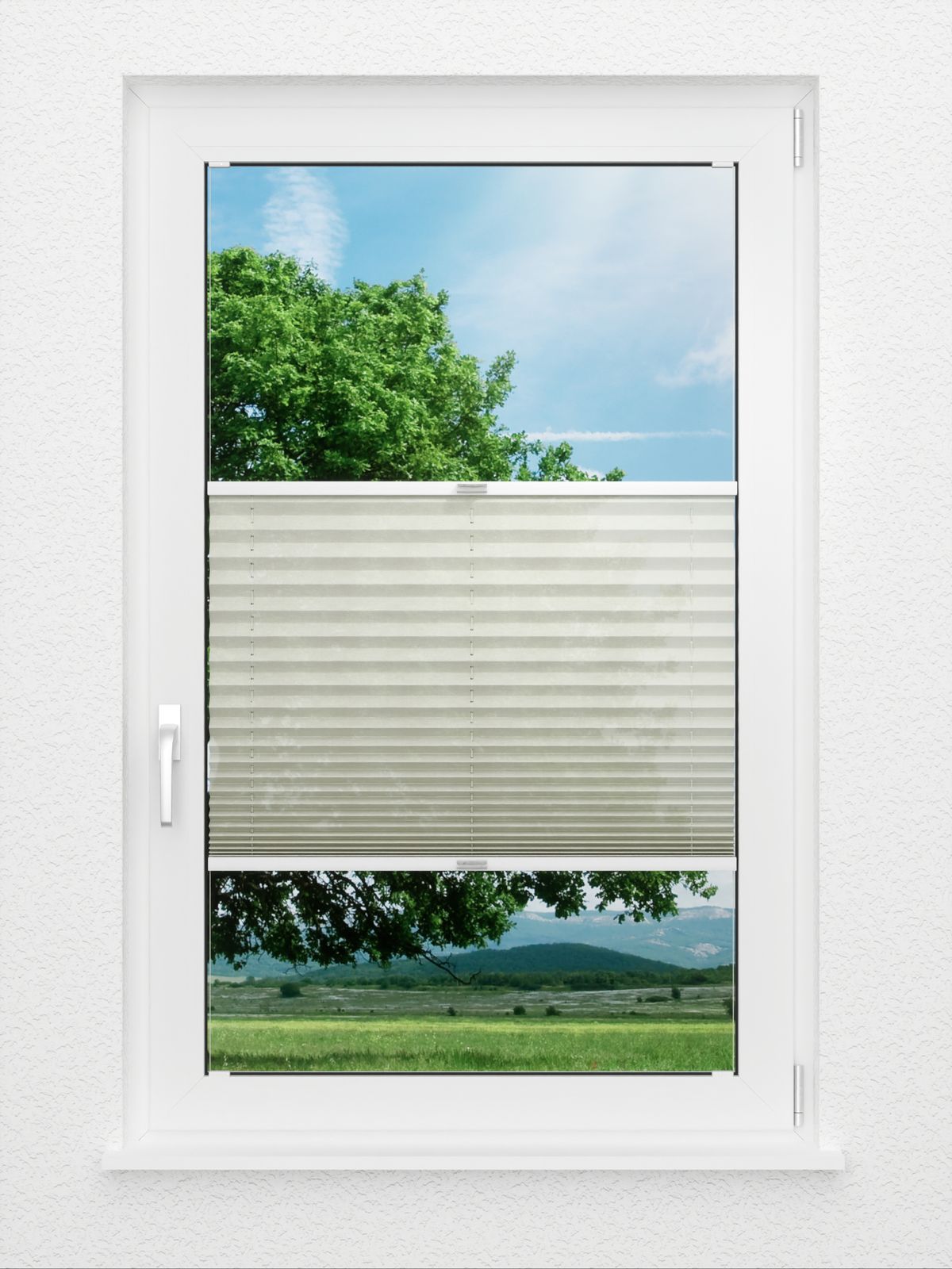 Detailansicht Plissee Open-air 001vs