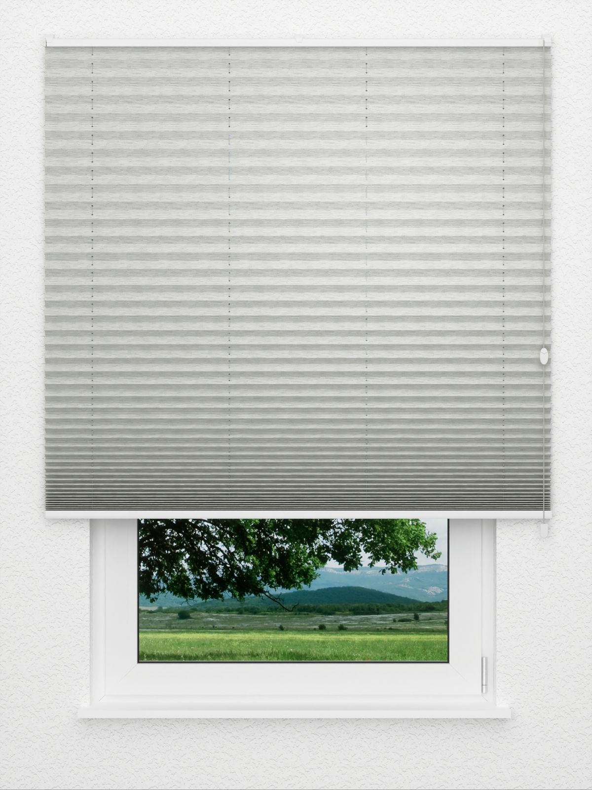 Detailansicht Plissee Twig Structure 240vs