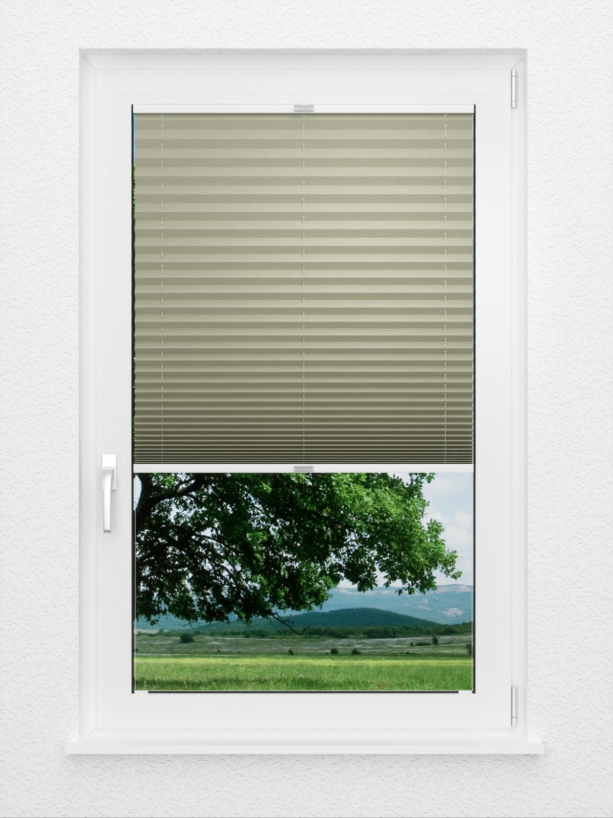 Detailansicht Plissee Krepp B1 199vs