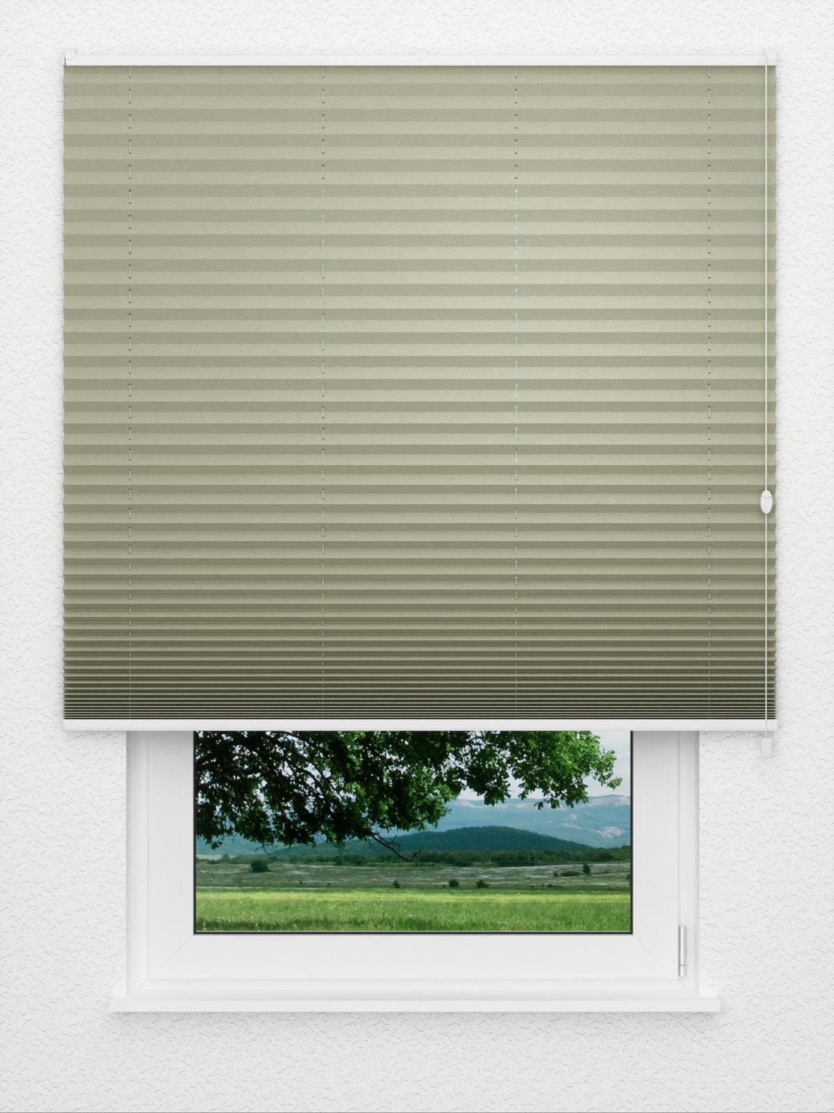 Detailansicht Plissee Krepp B1 199vs
