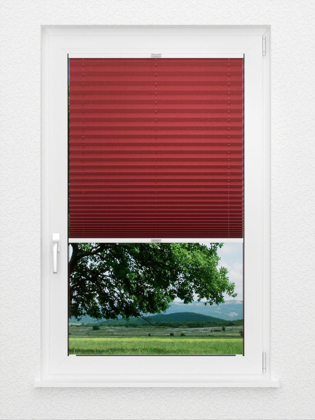 Detailansicht Plissee Krepp Reflex B1 194vs
