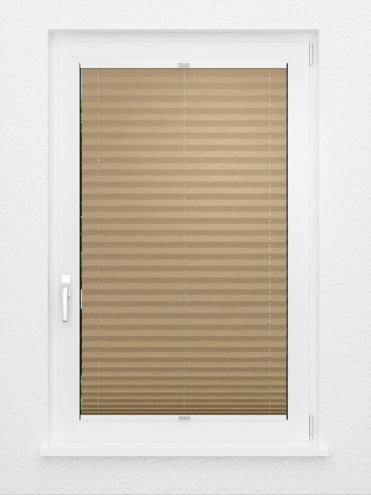Detailansicht Plissee Crush Reflex 188vs