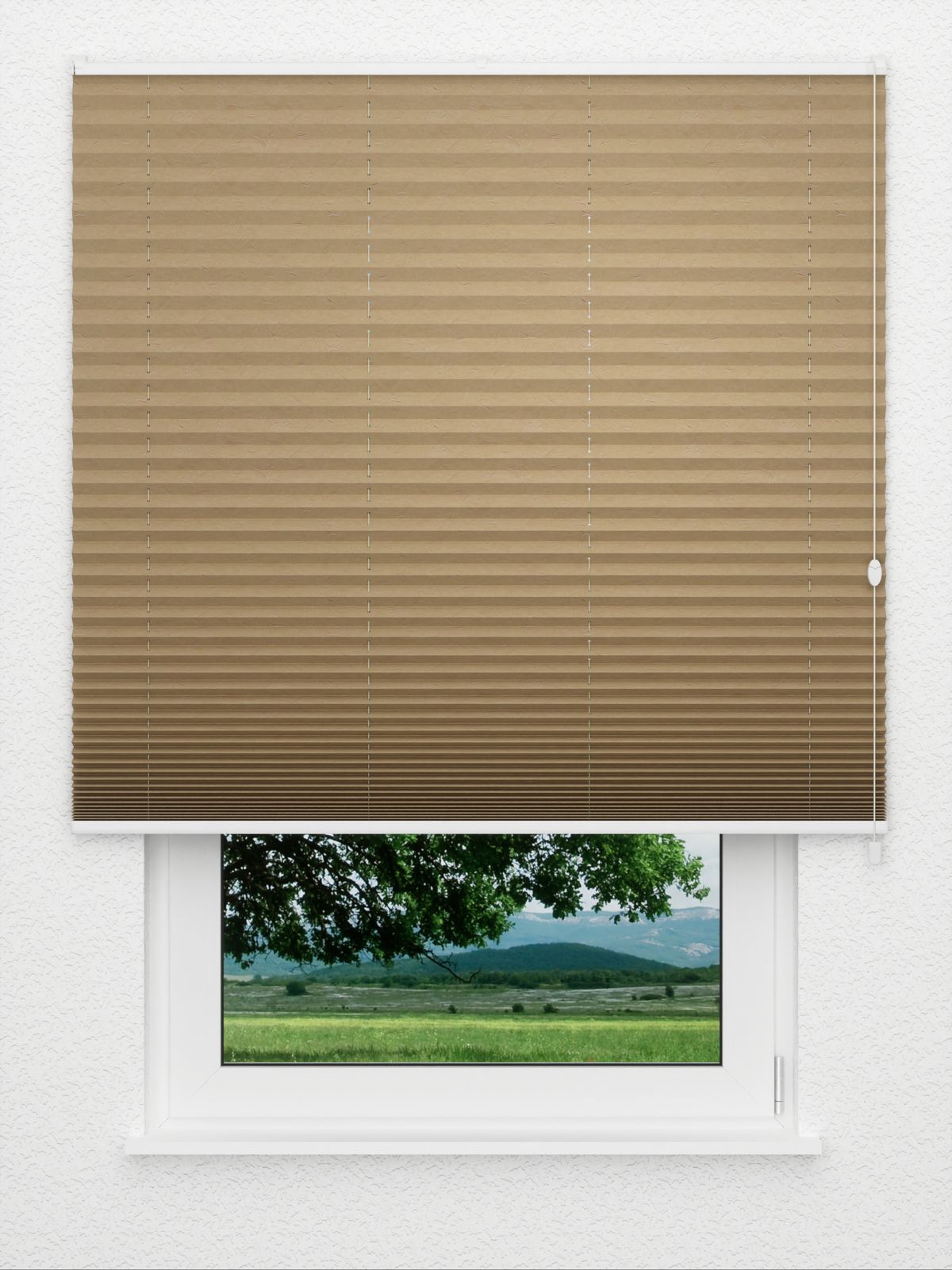 Detailansicht Plissee Crush Reflex 188vs