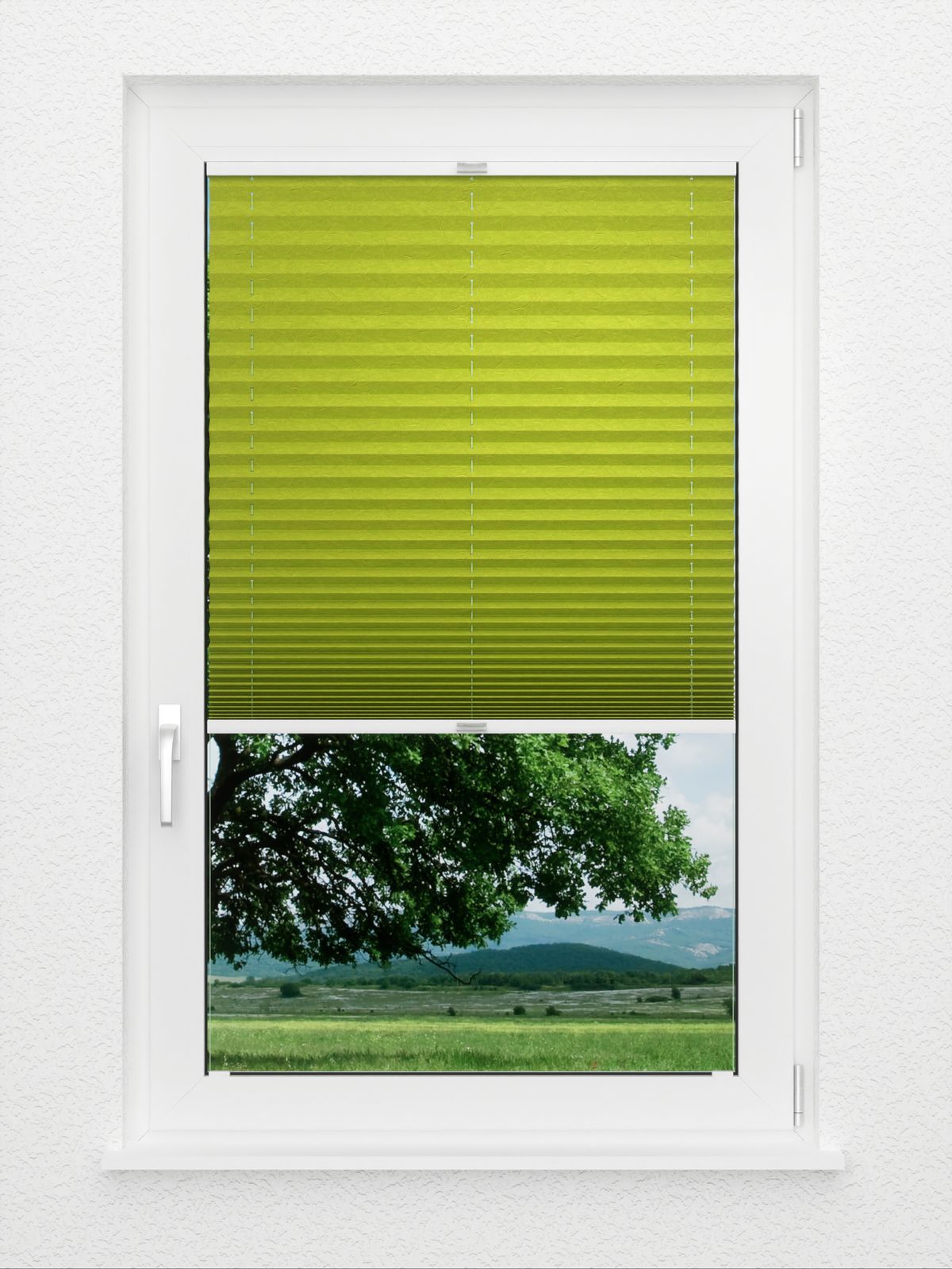 Detailansicht Plissee Crush Reflex 179vs