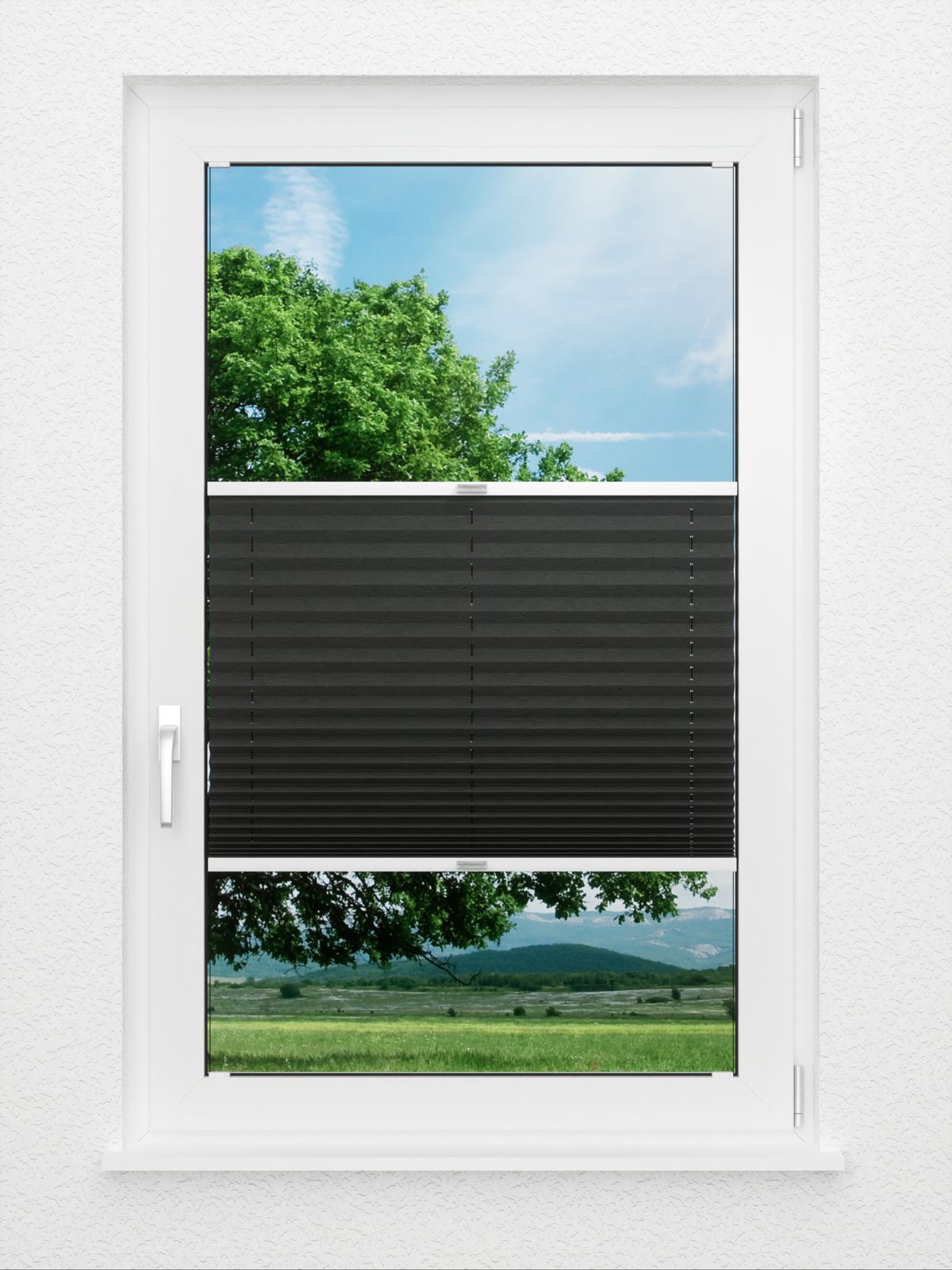 Detailansicht Plissee Crush Reflex 723vs