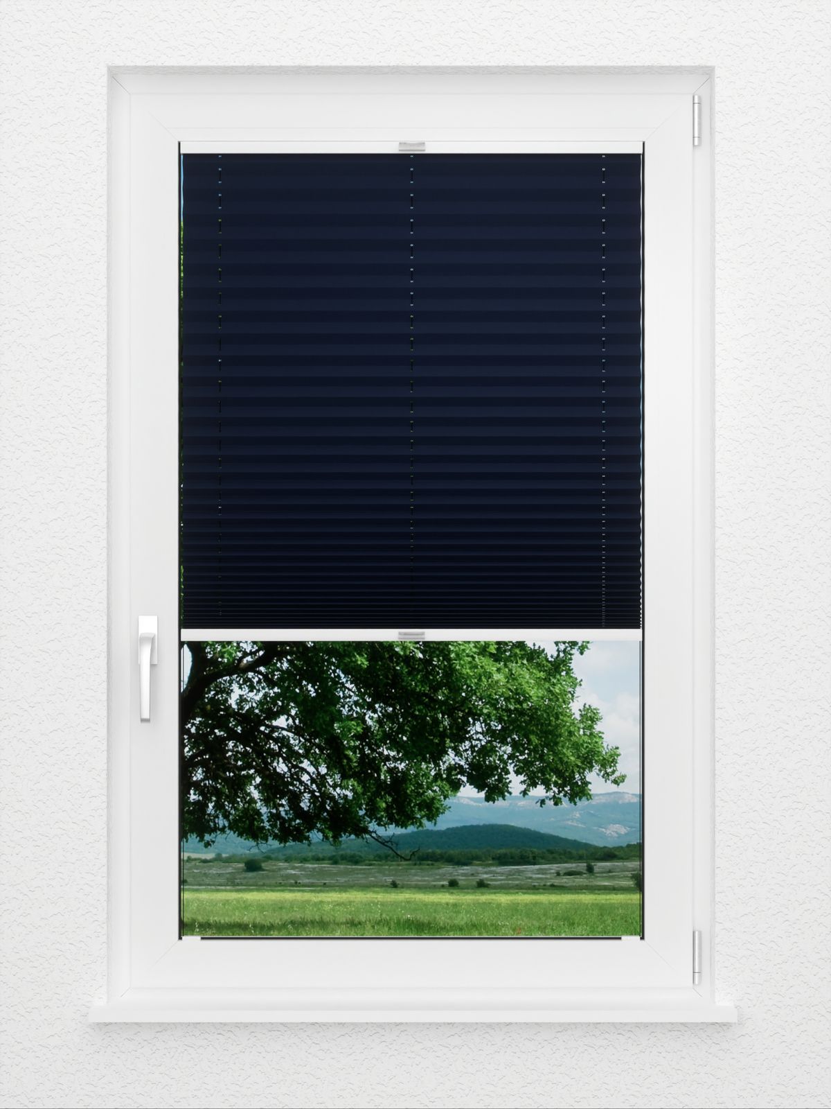 Detailansicht Plissee Krepp Dark Comfort 979vs