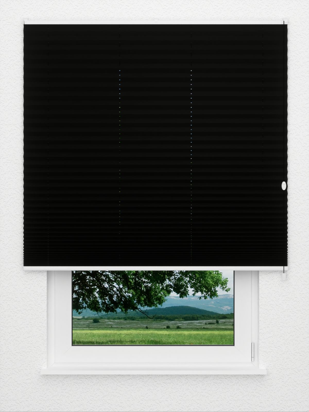 Detailansicht Plissee Krepp Dark Comfort 976vs