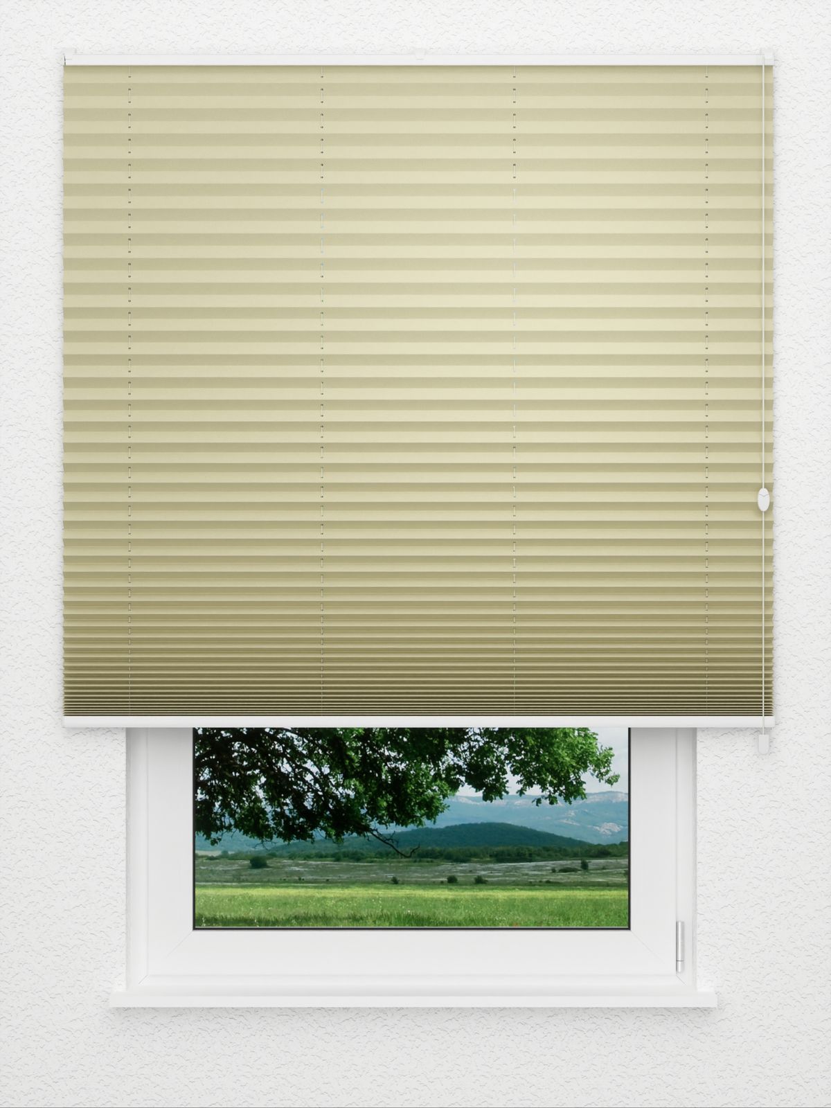 Detailansicht Plissee Krepp Dark Comfort 978vs