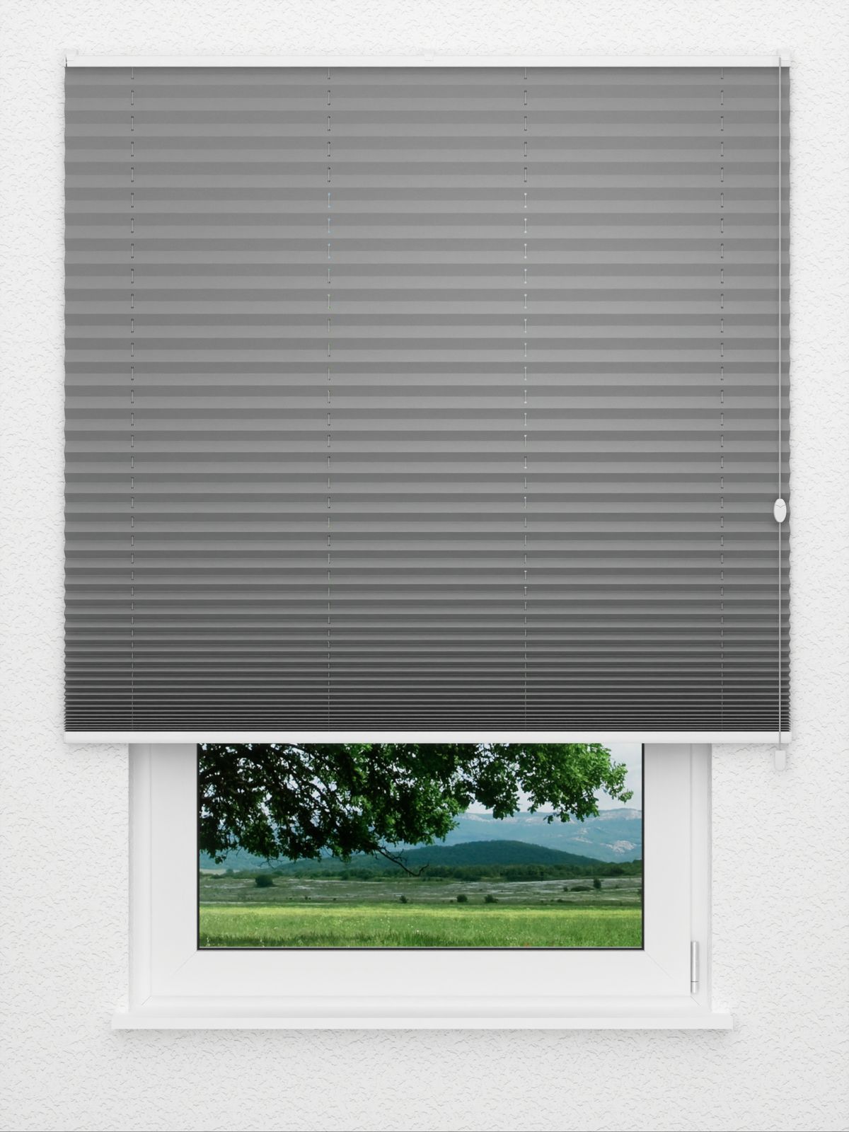 Detailansicht Plissee Krepp Dark Comfort 980vs