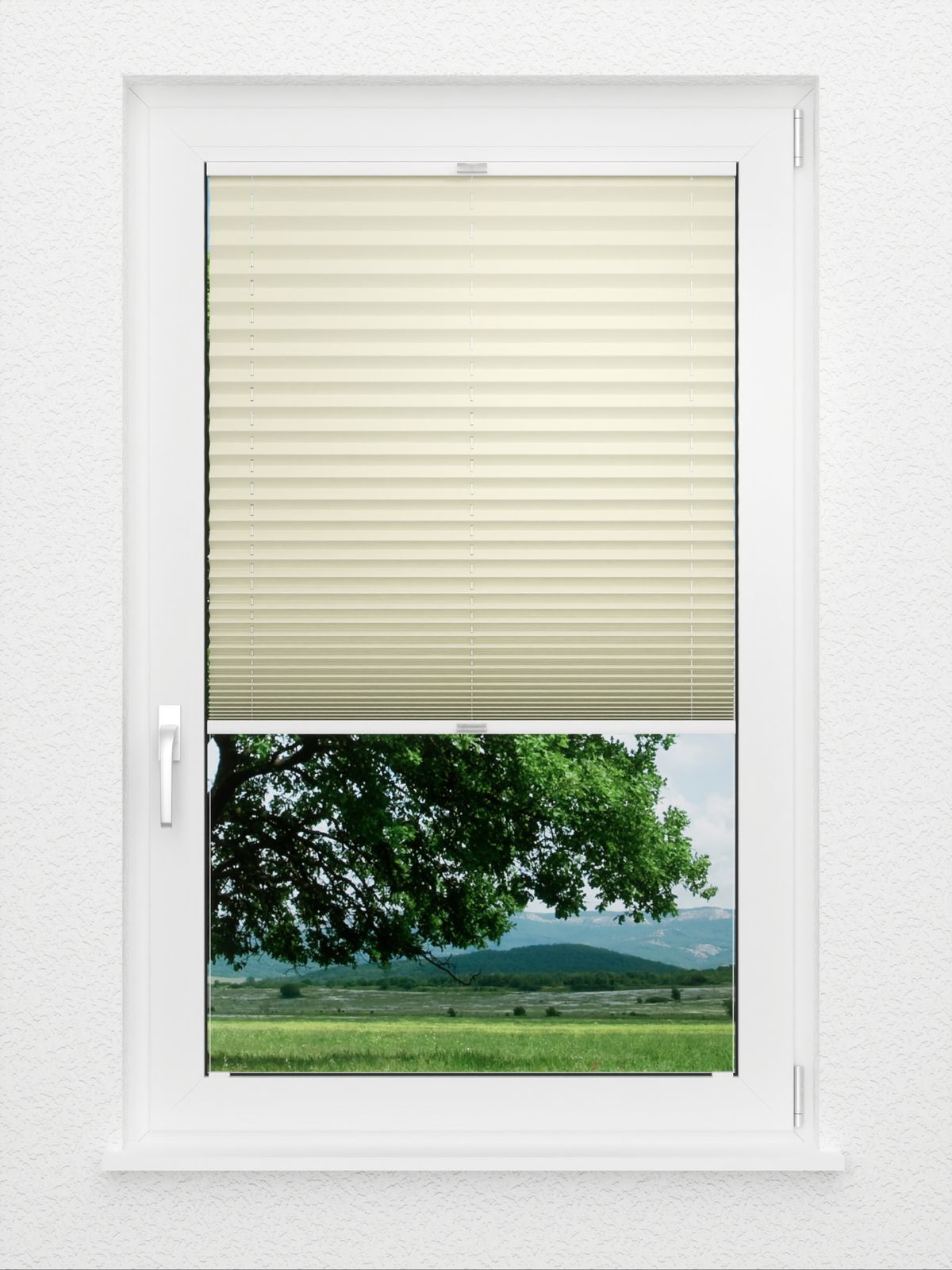Detailansicht Plissee Krepp Dark Comfort 977vs