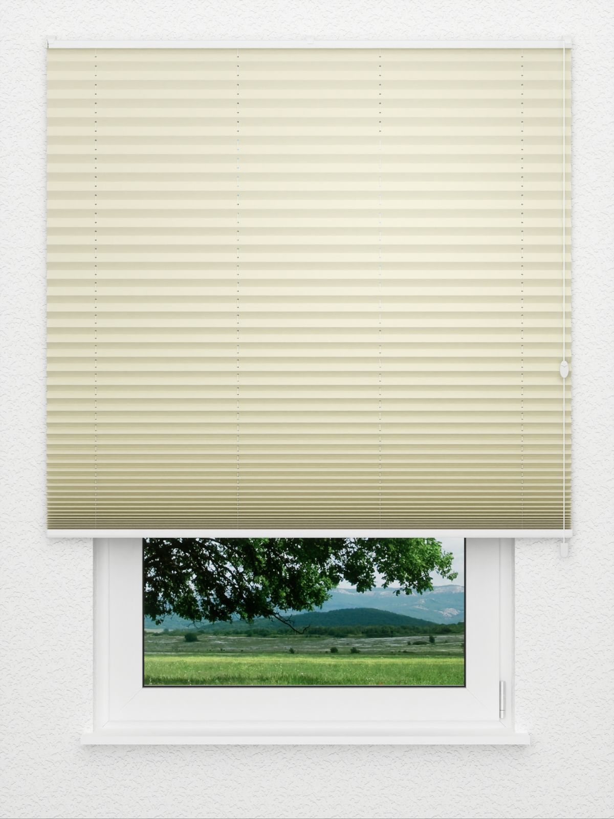 Detailansicht Plissee Krepp Dark Comfort 977vs