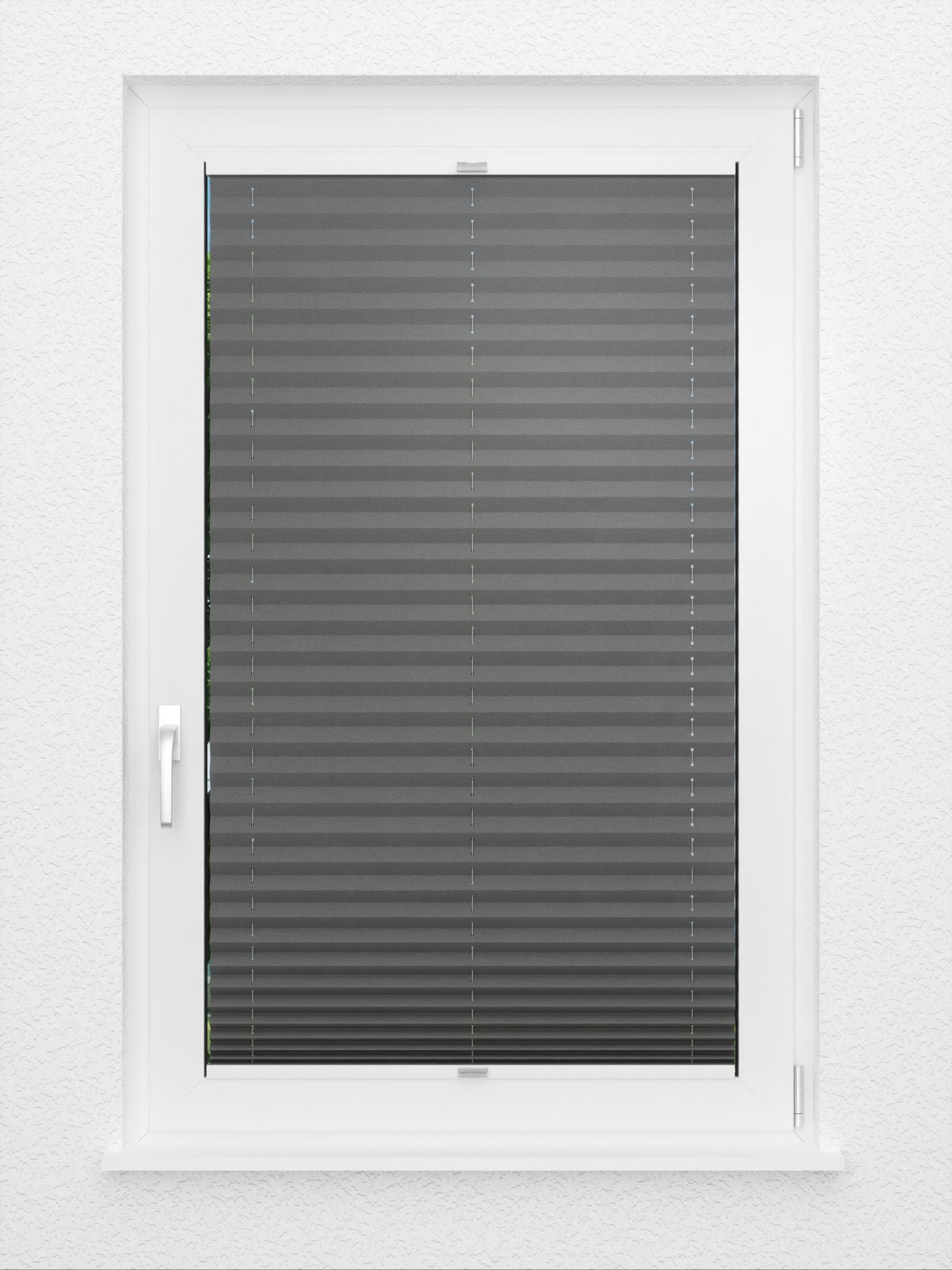 Detailansicht Plissee Color Krepp 1326vs