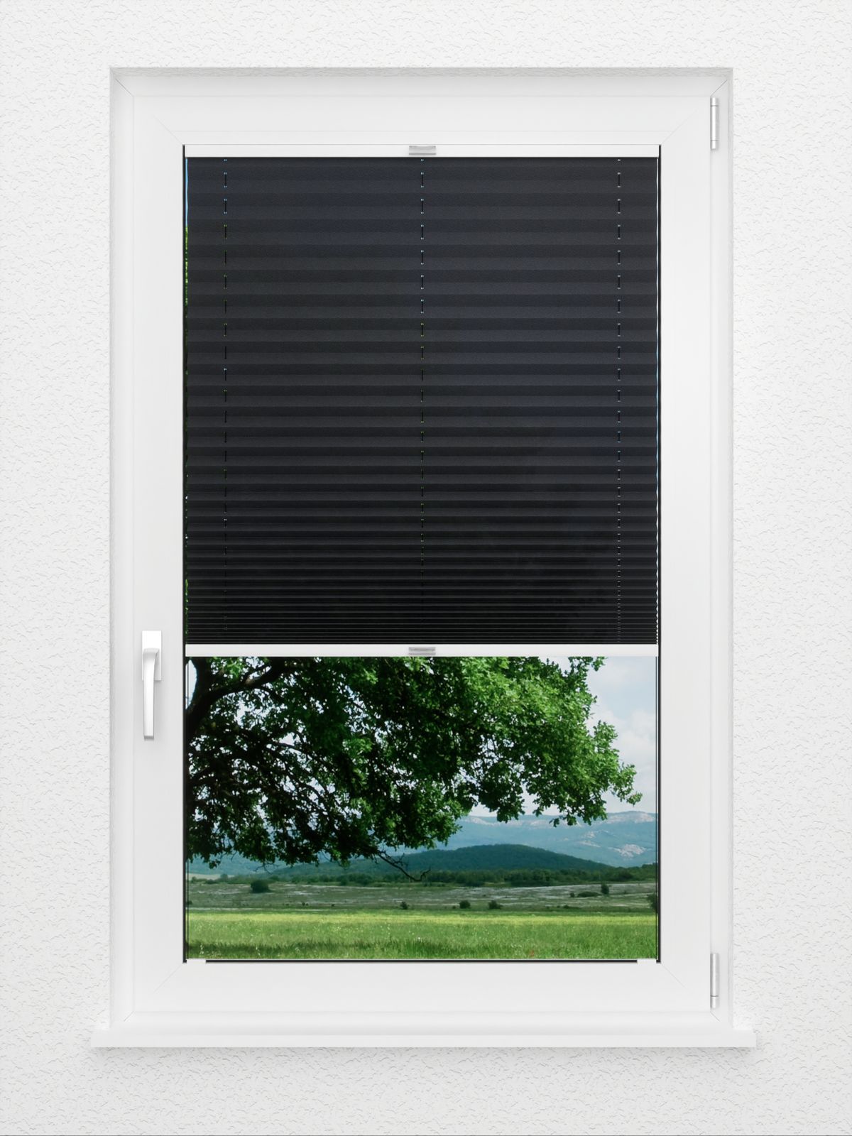 Detailansicht Plissee Color Krepp 1327vs