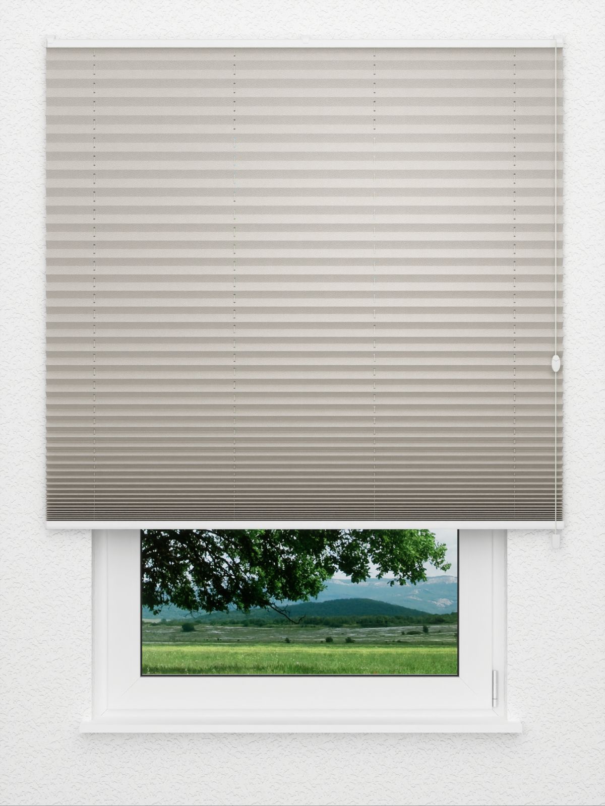 Detailansicht Plissee Color Krepp Reflex 1340vs